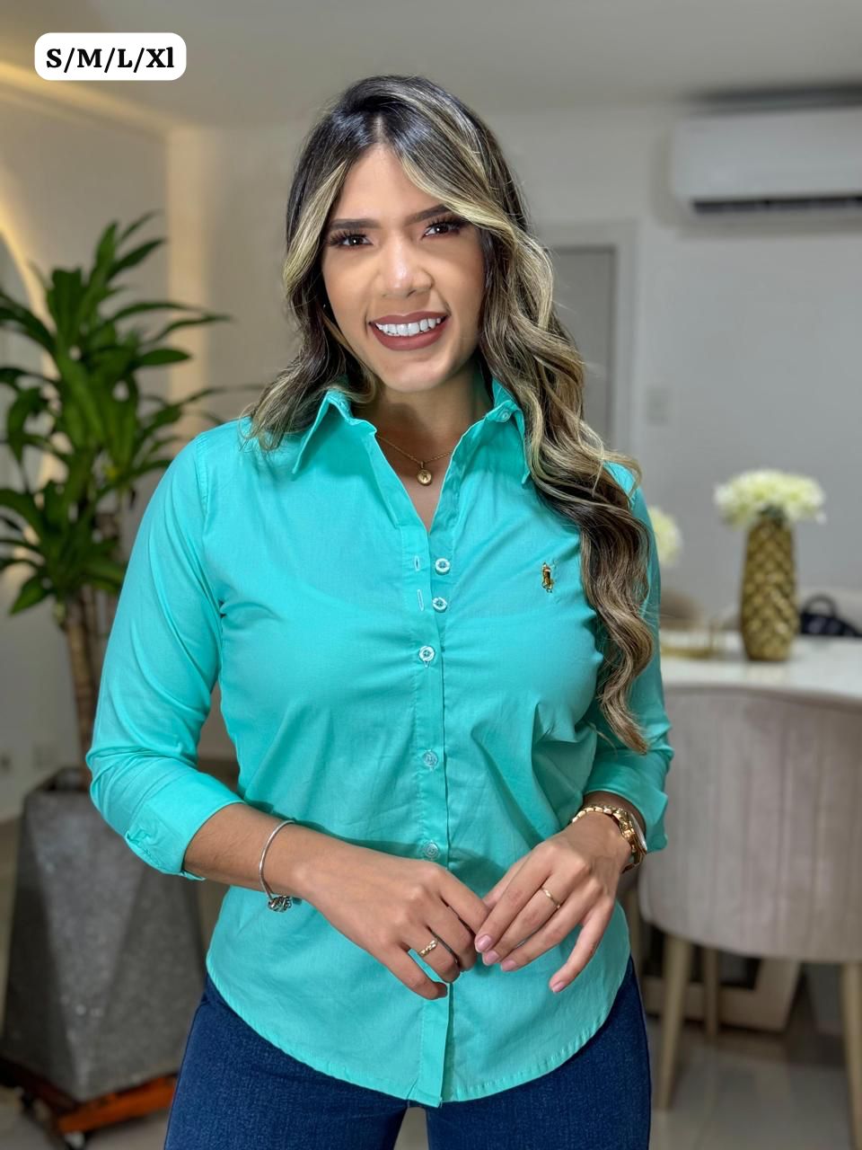 CAMISAS DAMAS MANGAS LARGAS