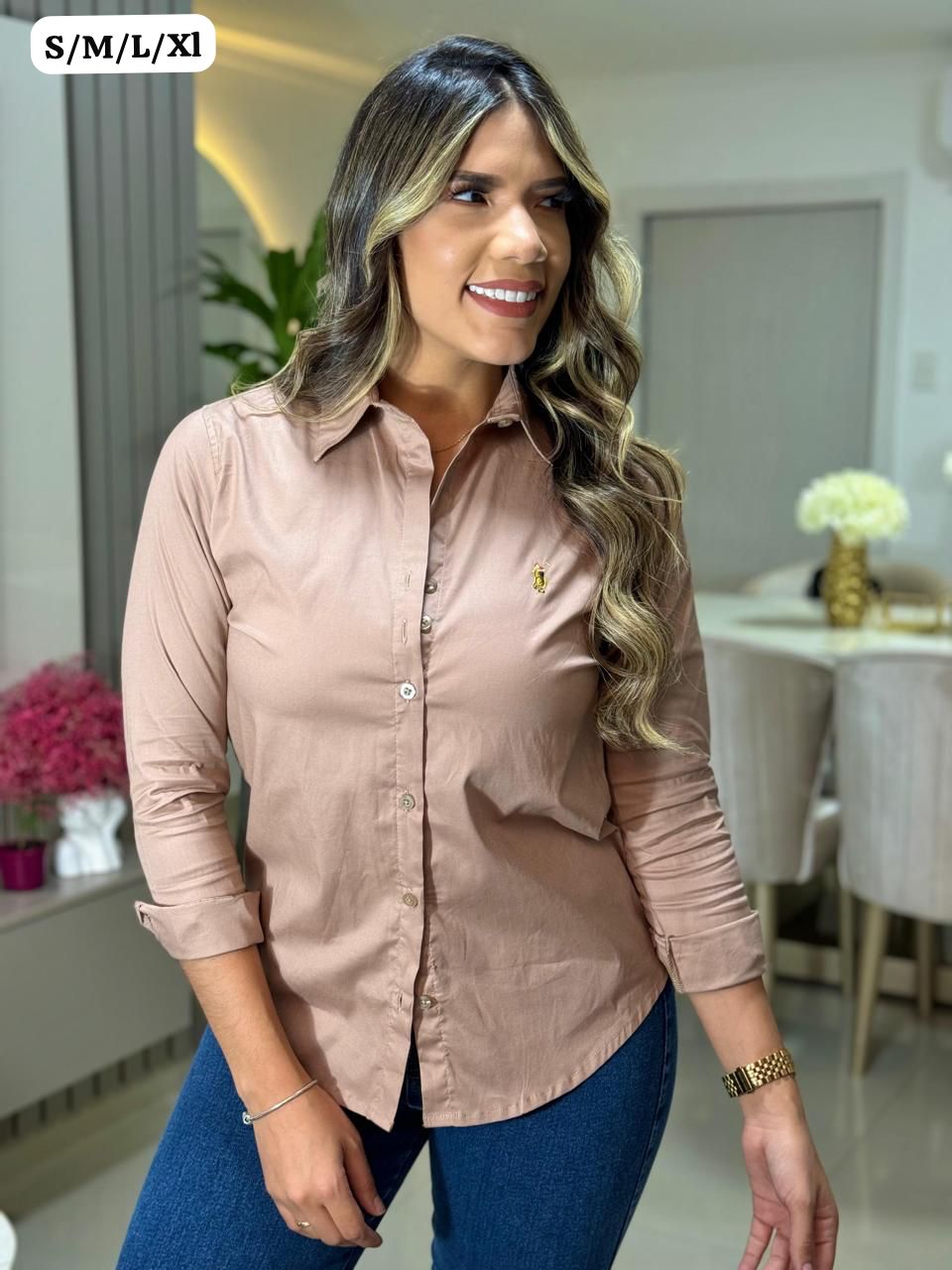 CAMISAS DAMAS MANGAS LARGAS
