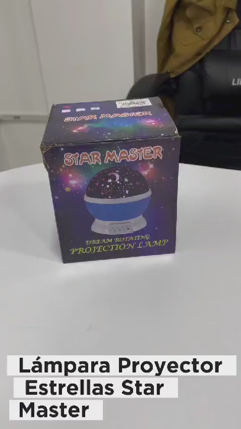 Lámpara proyector estrellas Star Master